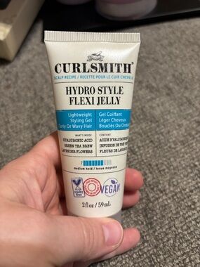 Curlsmith Hydro Style Flexi Jelly Lightweight Styling Gel - Blue/White